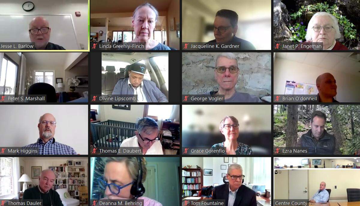 Members of State College Borough Council, the State College Board of Health and the Centre County Commissioners met virtually Friday to hear a consultant summarize her feasibility report on a potential Act 315 Health Department. She plans to release the full report in the coming days.