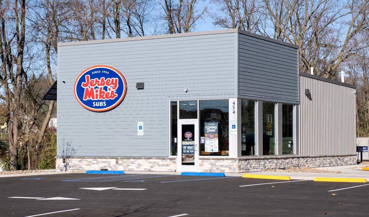Jersey Mike’s Subs at 454 Shiloh Road is preparing to open.
