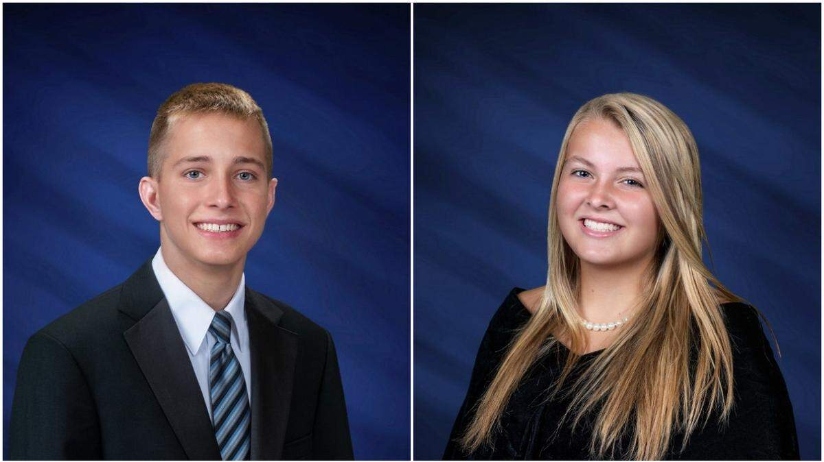 Bald Eagle Area’s Snyder Award winners are Garrett Giedroc and Chelsea Butterworth.