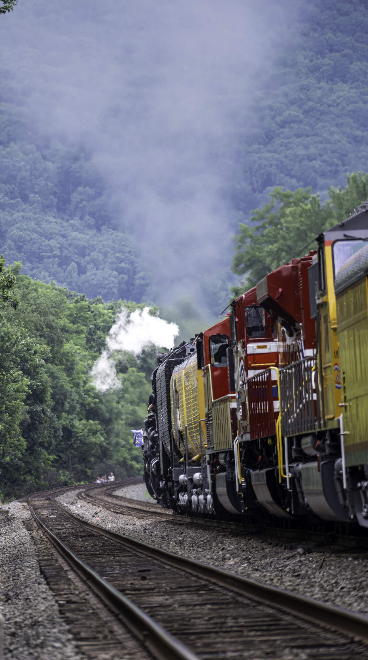 Big Boy No. 4014 is pictured in Lewistown.