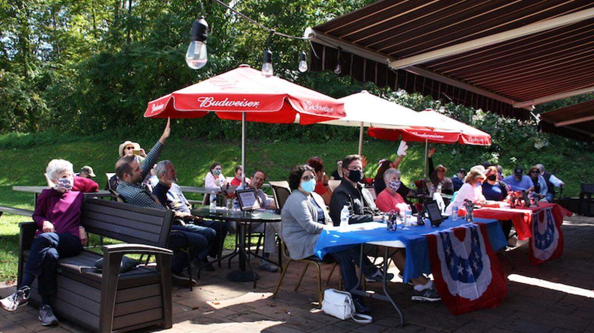 Attendees gather at the 2021 Constitution Day event.