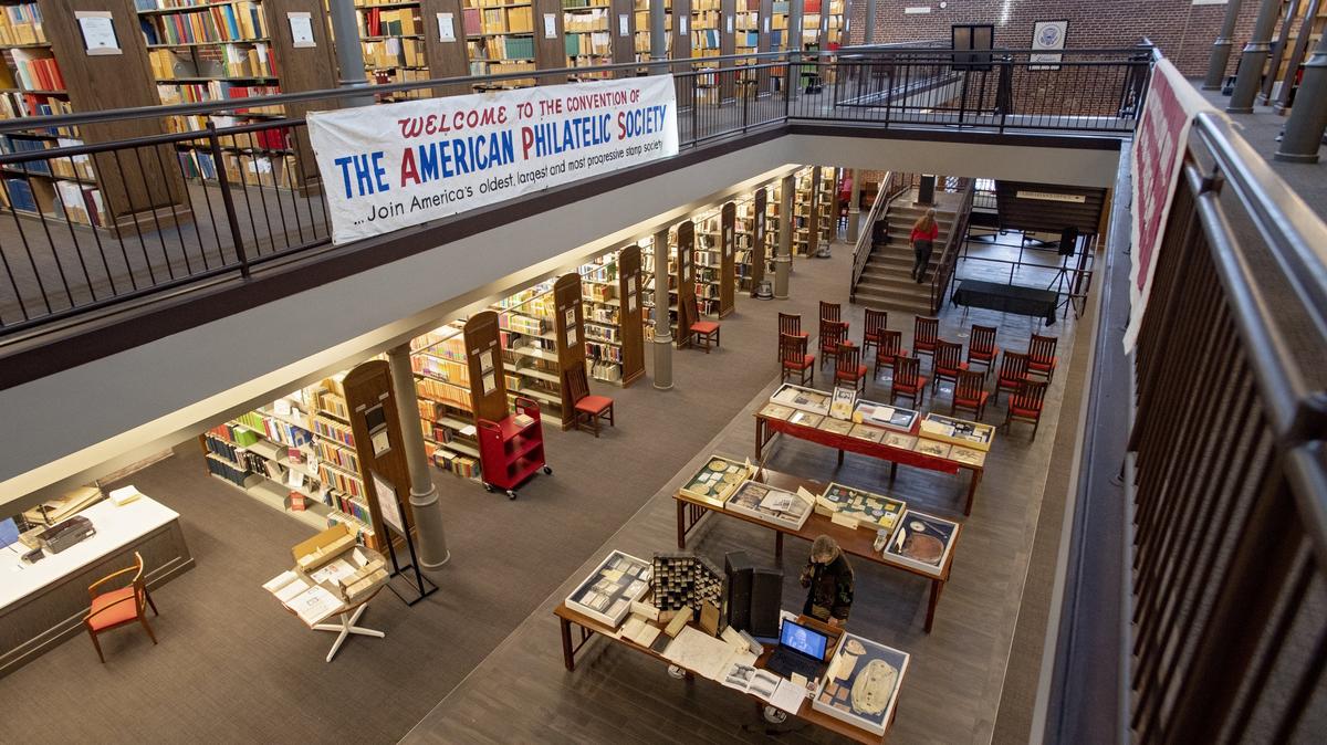 There will be speakers, book signings, and special exhibits at the American Philatelic Research Library in Bellefonte this weekend.