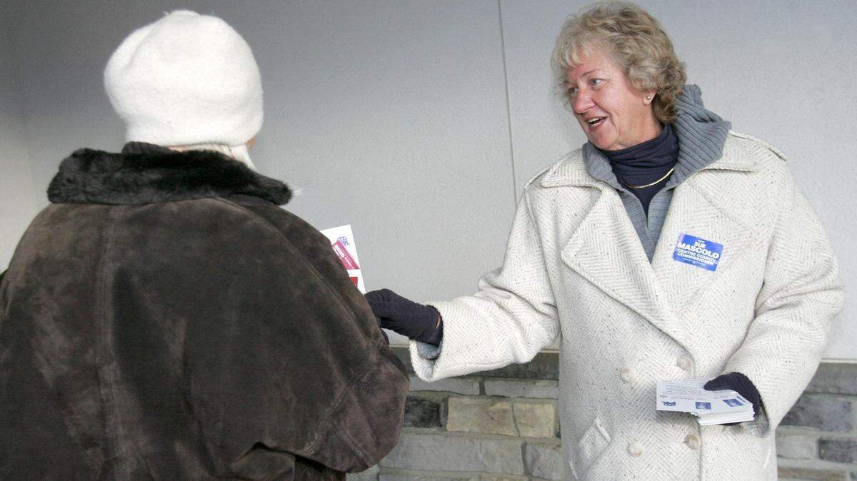 Sue Mascolo, pictured here in 2007, was a former Centre County Commissioner who had various roles in public service throughout the county.