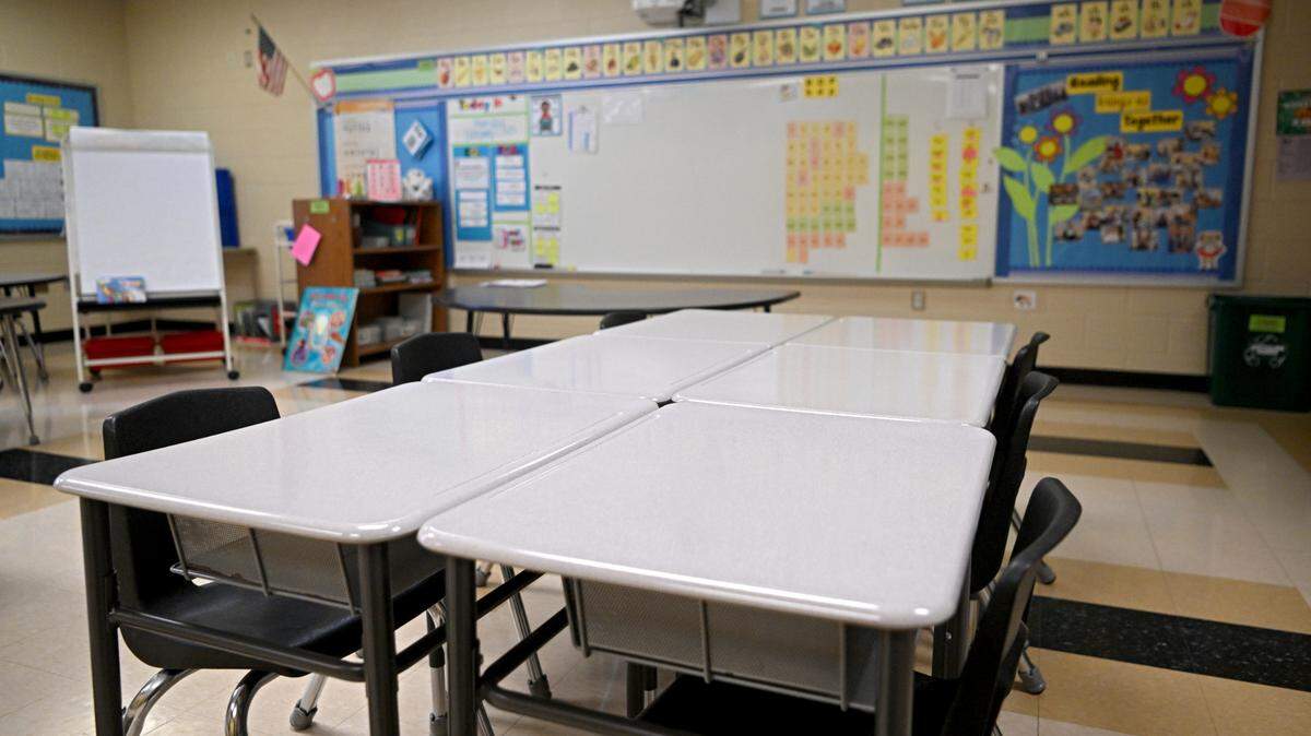 A classroom at Centre Hall Elementary School. In schools across Pennsylvania, assessment results continue to trail pre-pandemic levels.