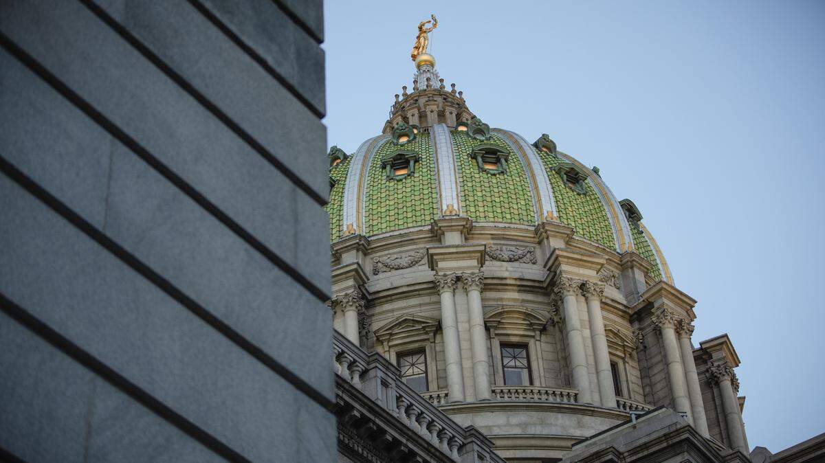 Pennsylvania State Capitol building in Harrisburg on July 26, 2023.