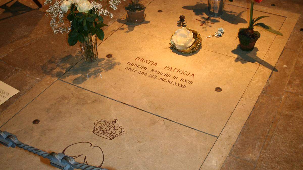 Princess Grace’s gravesite in the Cathedral in Monte Carlo, Monaco, is among tourist destinations in the French Riviera.