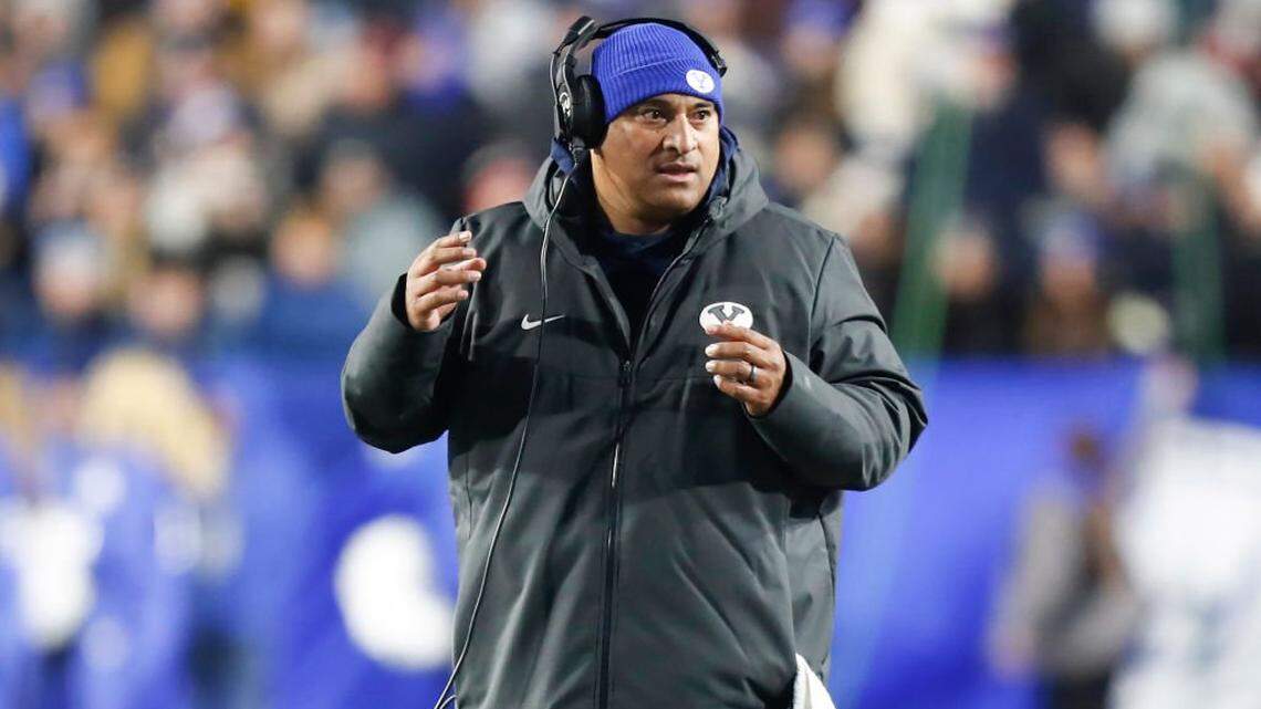 BYU coach Kalani Sitake removes name from Penn State coaching search, per source