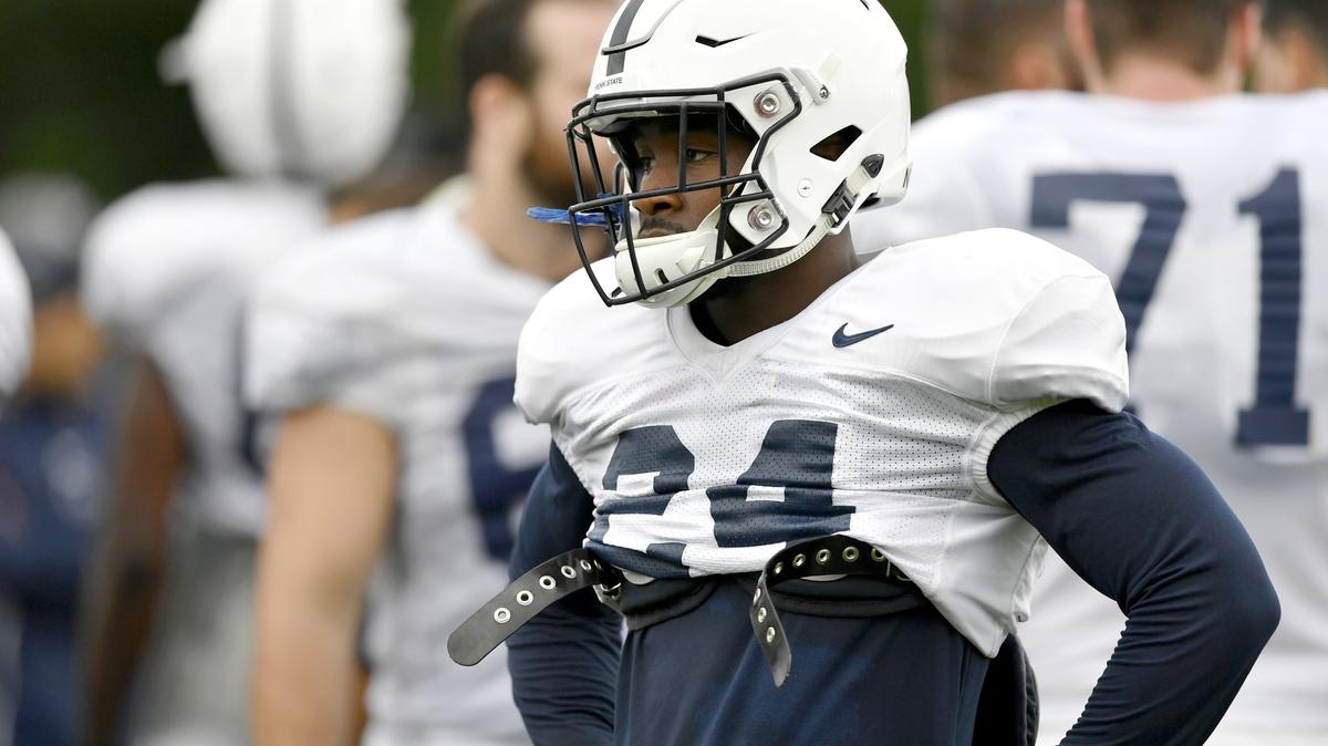 Penn State running back Miles Sanders during practice on Tuesday, August 21, 2018.