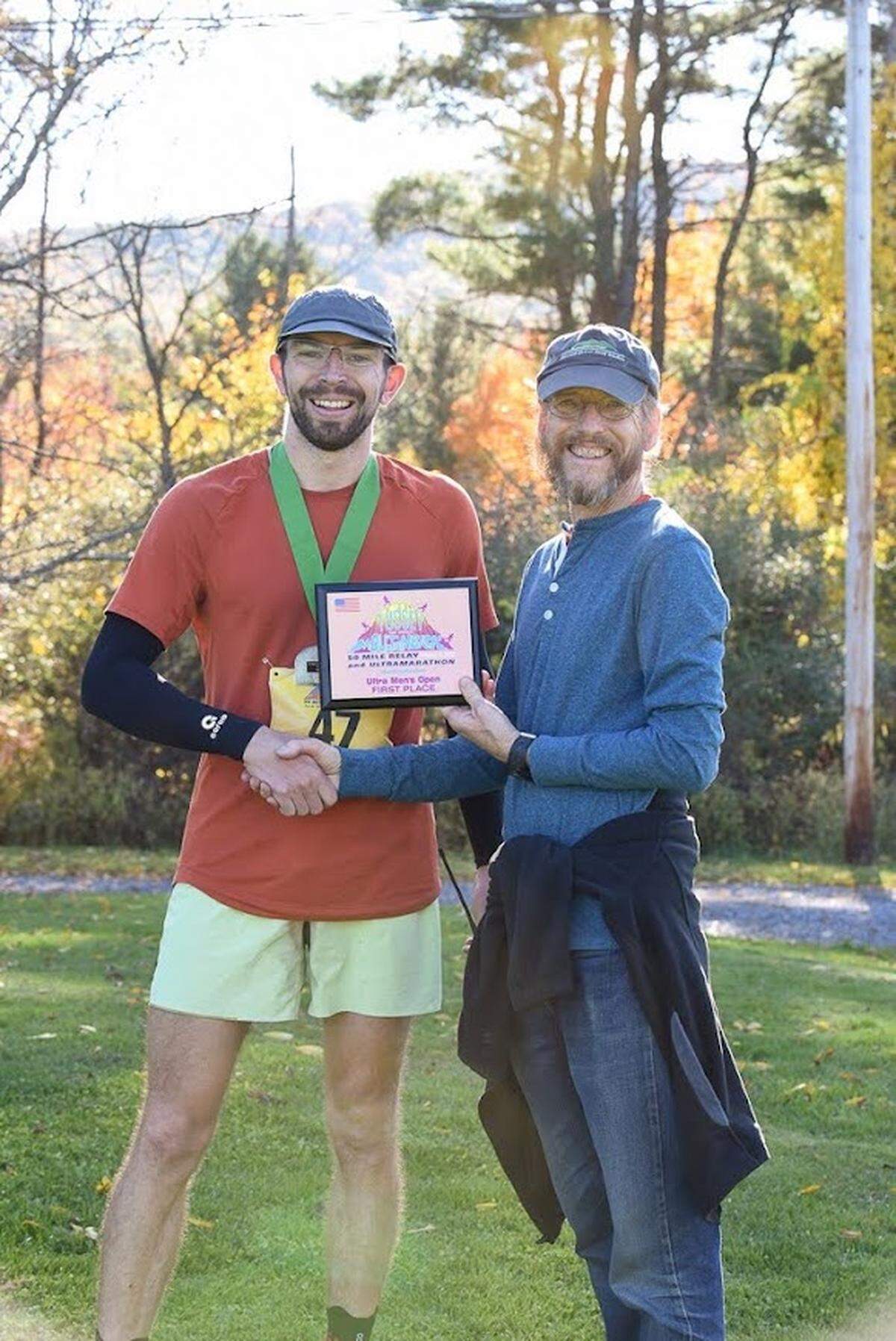 Vincent Raes won the 50-mile ultramarathon at the Tussey Mountainback.