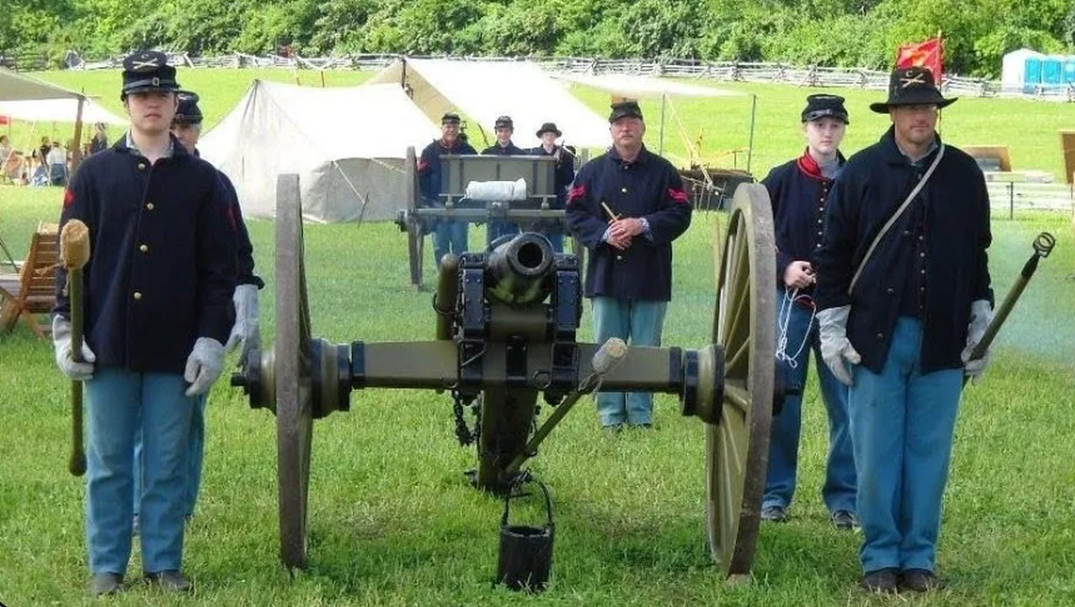 Reenactors are pictured at the 2025 Civil War Weekend in Bellefonte.