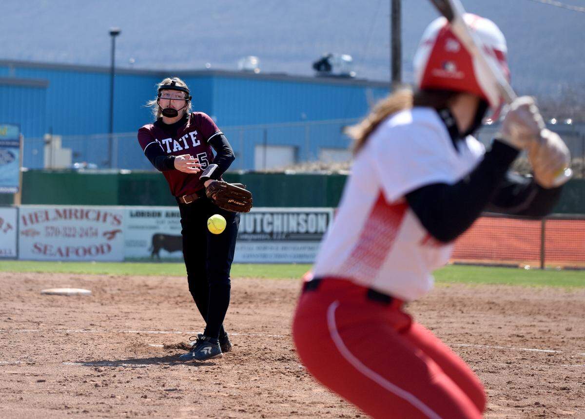 State College softball pitcher Zia Bodnar was voted the Centre Daily Times’ Athlete of the Week for April 18-24, 2021.
