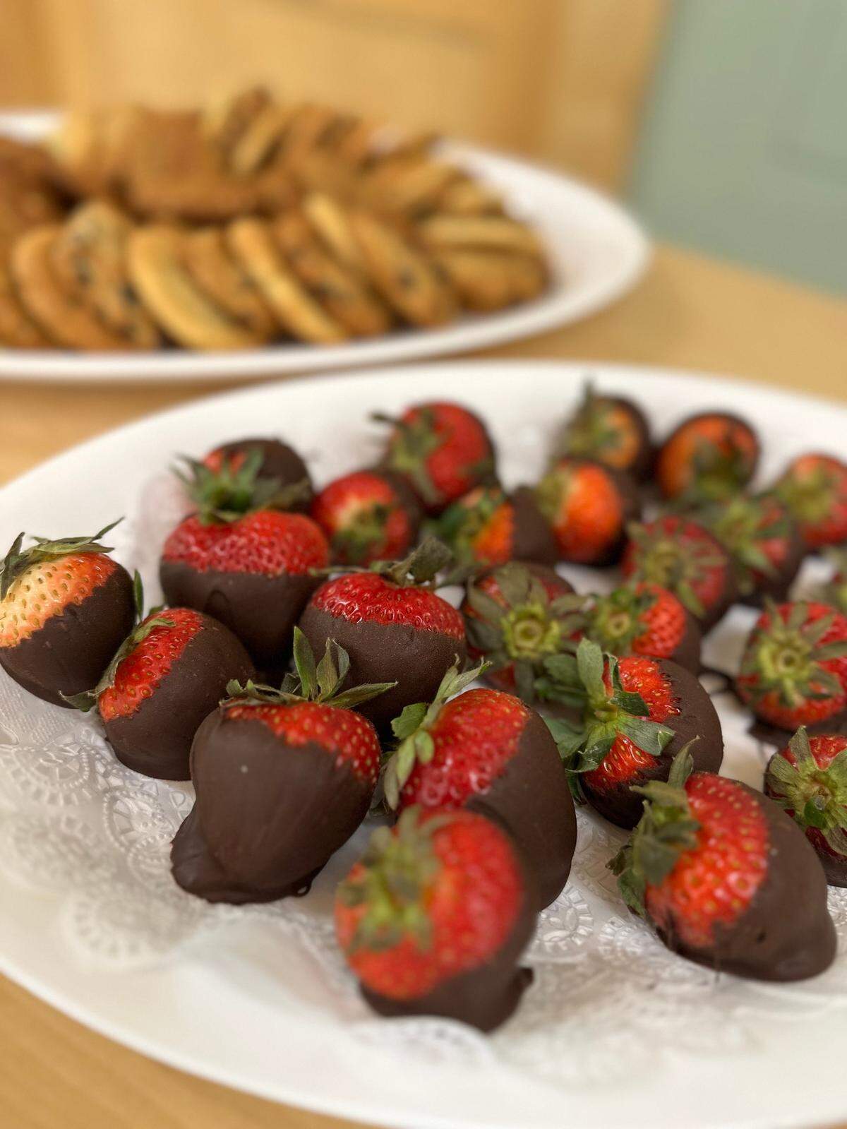 Chocolate dipped strawberries are a go-to Valentine’s Day treat that can be made at home.