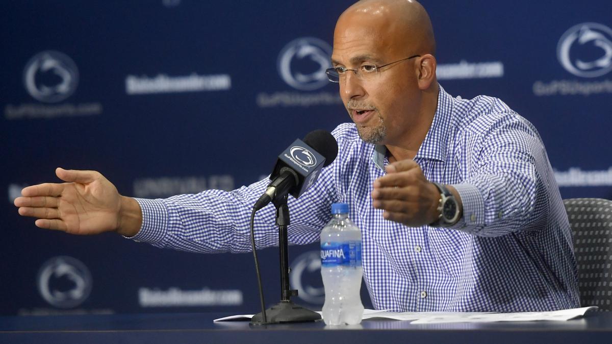 James Franklin and the Nittany Lions face Pittsburgh on Saturday at Heinz Field.