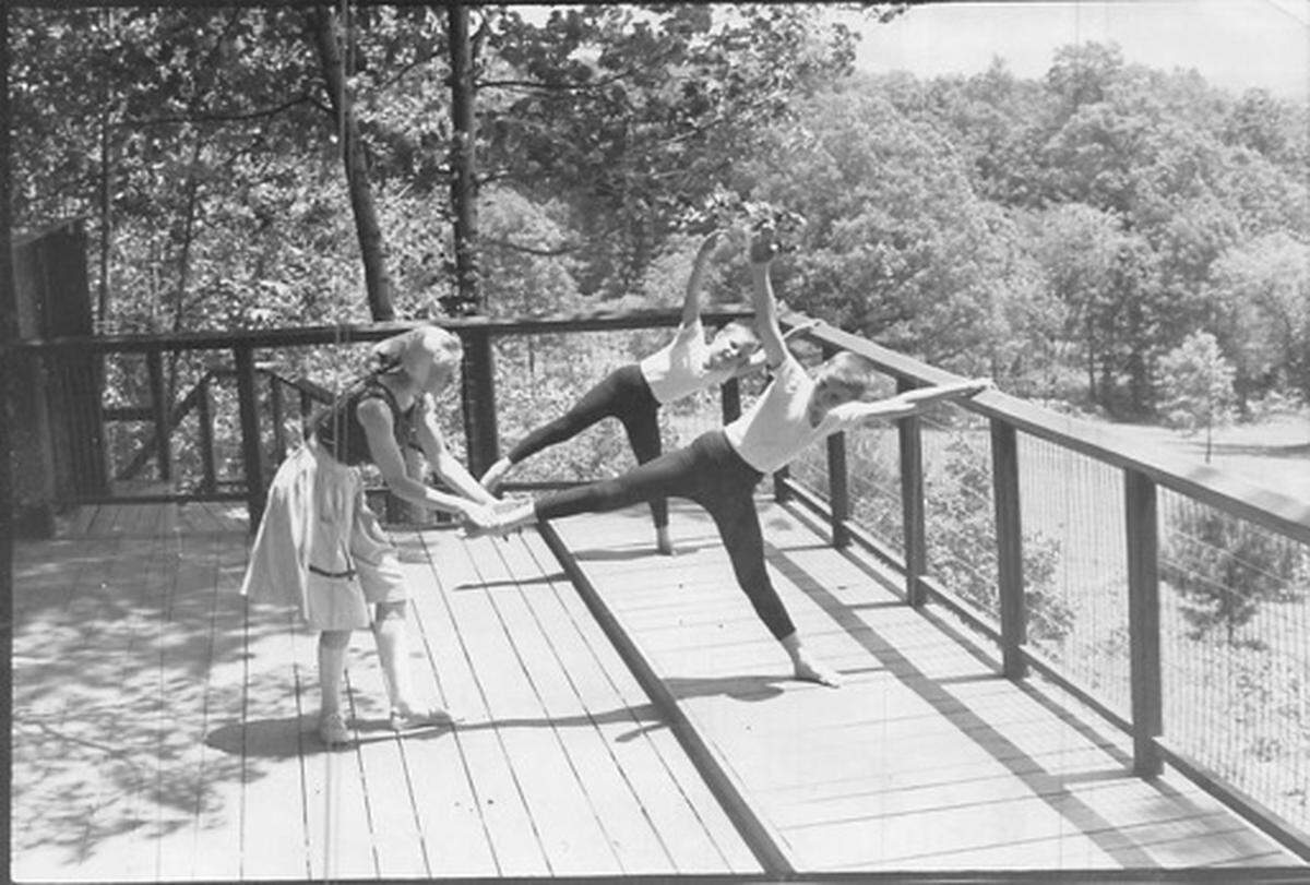 In this undated photo, Betty Jane Dittmar works with students at the Strawberry Hill Center for Creative Arts, near Centre Hall, where Dittmar ran a studio and camp.