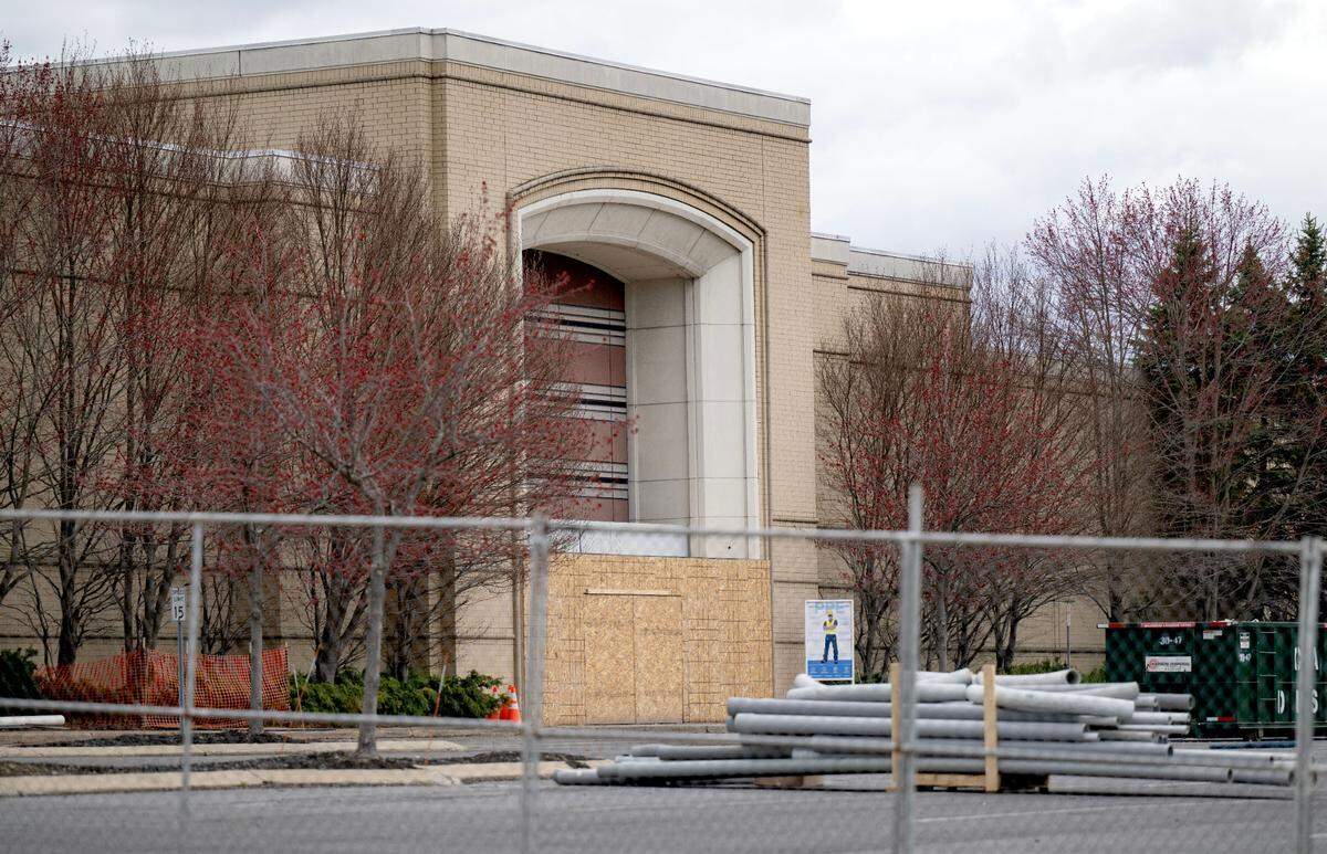 Renovations for the casino in the Nittany Mall at the former site of Macy’s on Thursday, April 3, 2025.