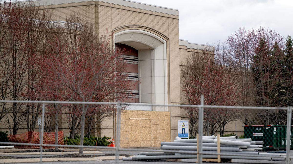 Renovations for the casino in the Nittany Mall at the former site of Macy’s on Thursday, April 3, 2025. 