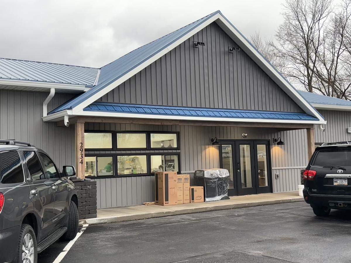 The Meadows of Happy Valley, a new frozen custard shop, seen about a week before opening in March and before its signage went up.