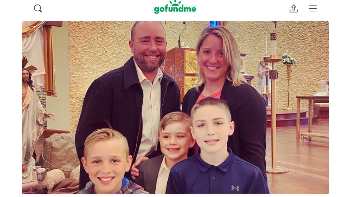 Eric King and two of his sons, Liam and Patrick, died in a Christmas morning house fire in Quakertown, Pennsylvania.