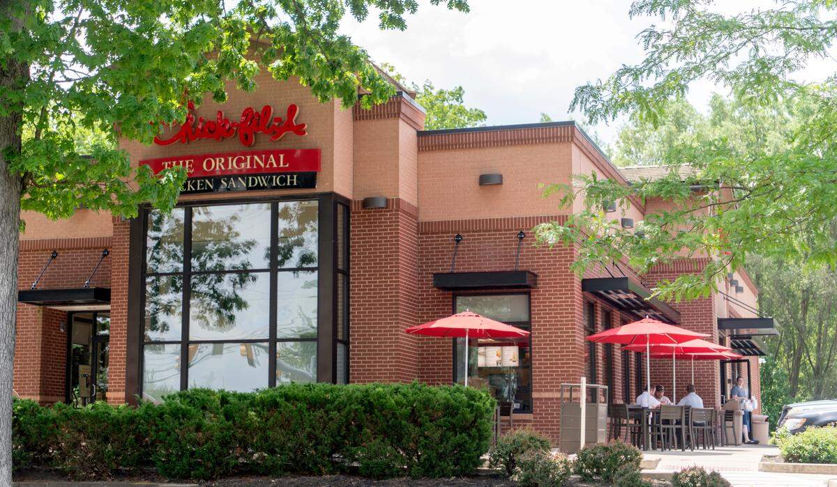 Chick-fil-A on North Artherton Street on Wednesday, June 1, 2022.