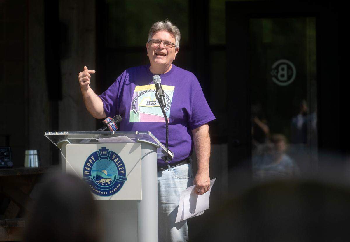 Tom Range from the Happy Valley Comic Con talks about how important the grant from the Happy Valley Adventure Bureau and the Centre County Board of Commissioners was to the success of their first event.