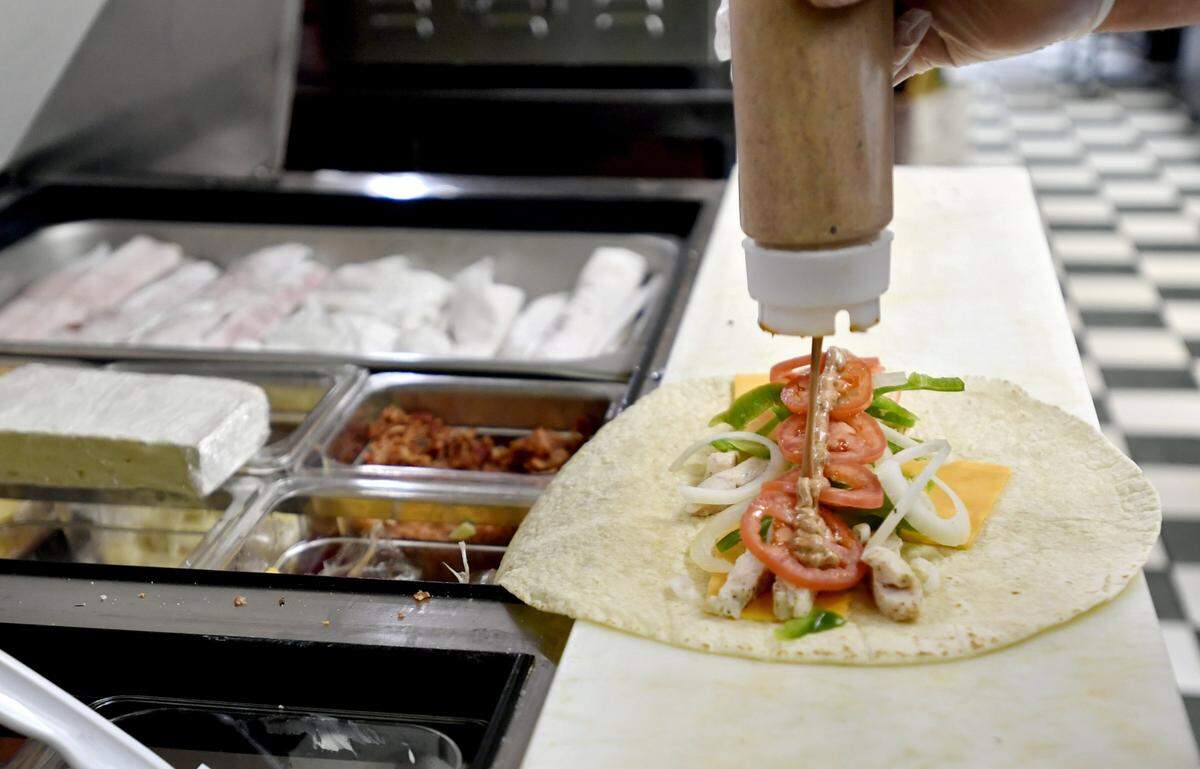Happy Wraps opened in April in Nittany Mall and features an expansive menu of wraps and salads.