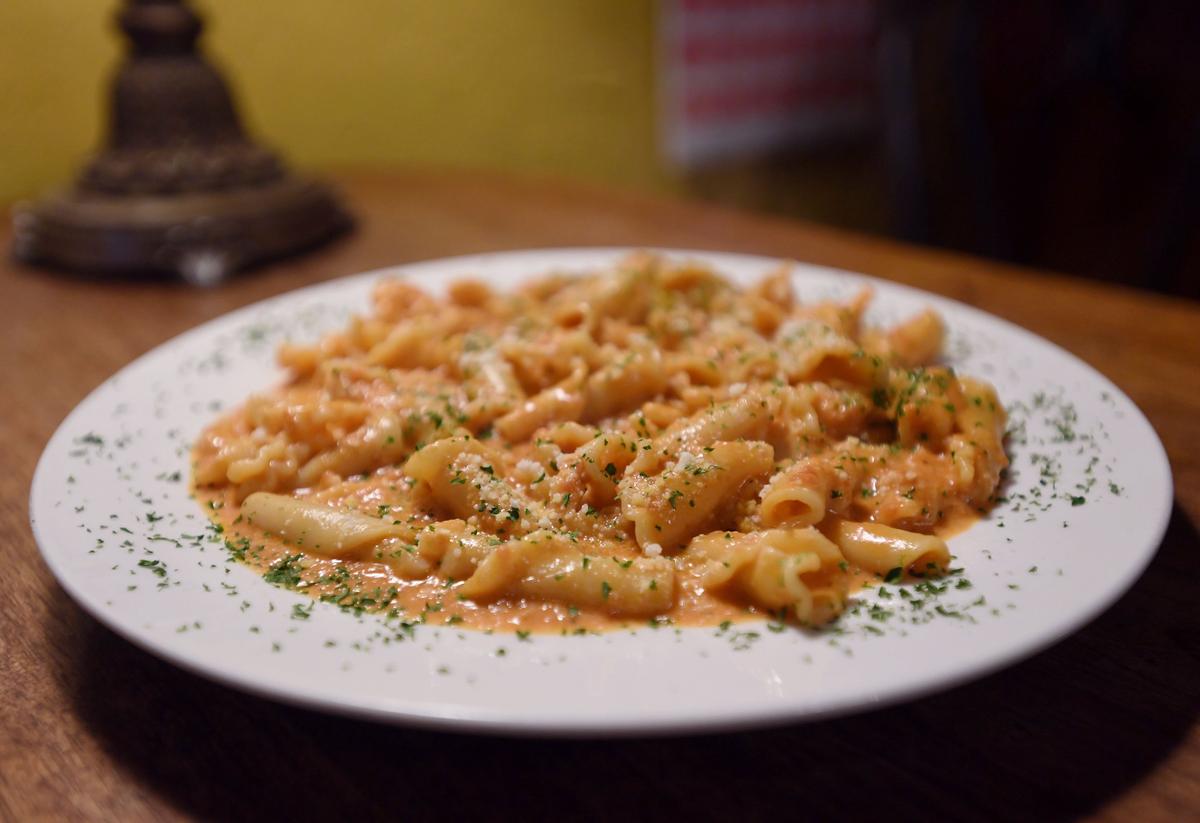 A view of the “Big Spring Vodka” dish Thursday, Sept. 27, 2018 in Bellefonte.