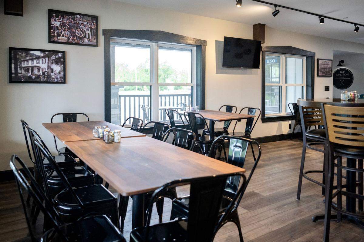 The dining room at the new The Junction 144.