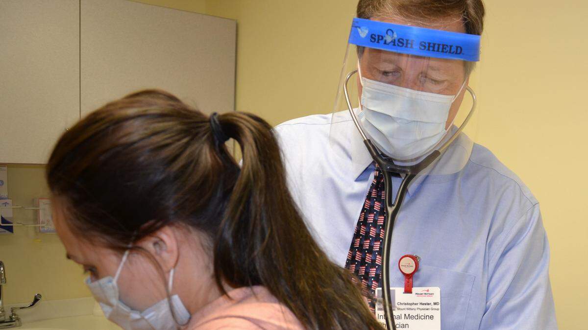 Dr. Christopher Hester, Mount Nittany Health Physician Group’s Chief Medical Officer, is pictured in 2020. The health system plans to open a new facility for same-day care this spring.