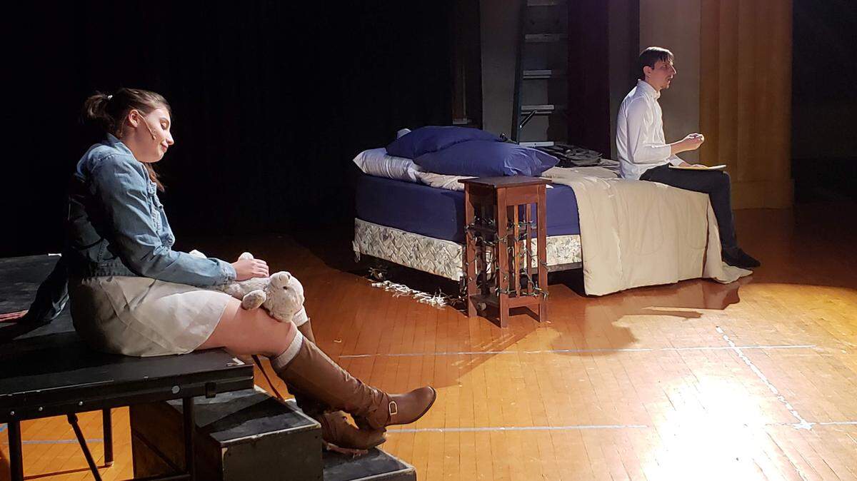 Anna Stanko and James Ruth star in State College Community Theatre’s two-character play “The Last Five Years.”