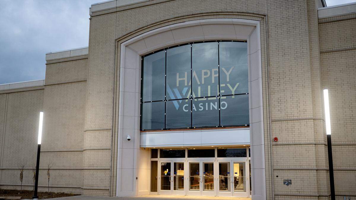 Happy Valley Casino at the Nittany Mall is seen March 19, 2026.