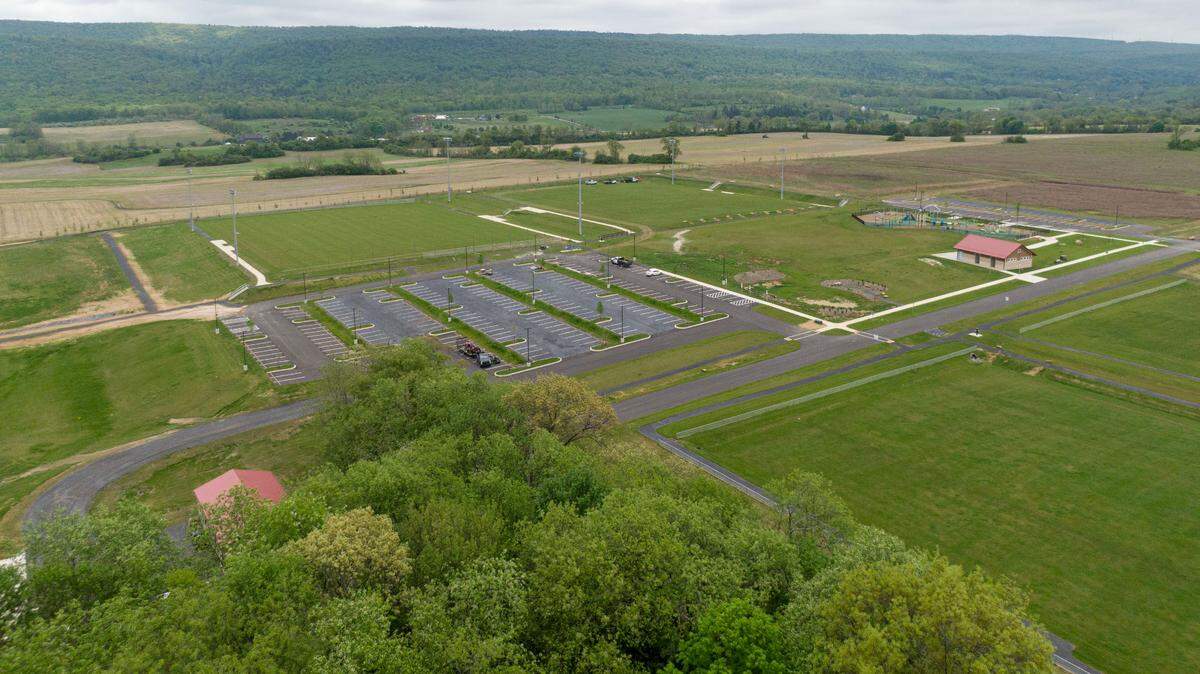 A look over Whitehall Road Regional Park as work continues on May 7. The park is one project overseen by the Centre Region Council of Governments, which hired a new executive director.