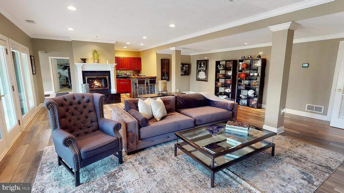 A view of another living room inside the home at 937 Greenbriar Drive. Photo shared with permission from home’s listing agent, Annette Yorks of Perry Wellington Realty.
