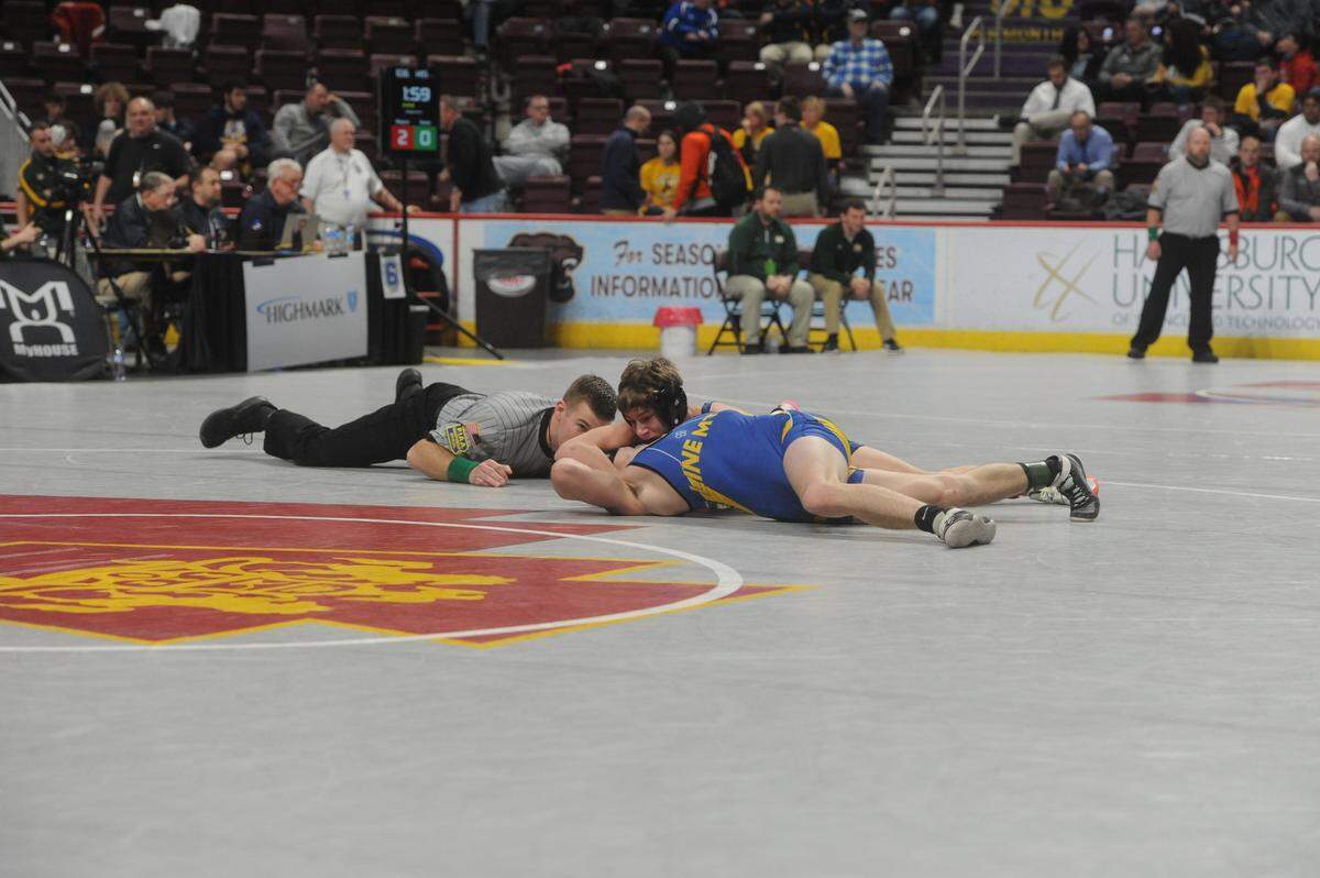 Penns Valley’s Ty Watson, who led the county last year in pins, is inching his way back to the top as he now has 18 this year.