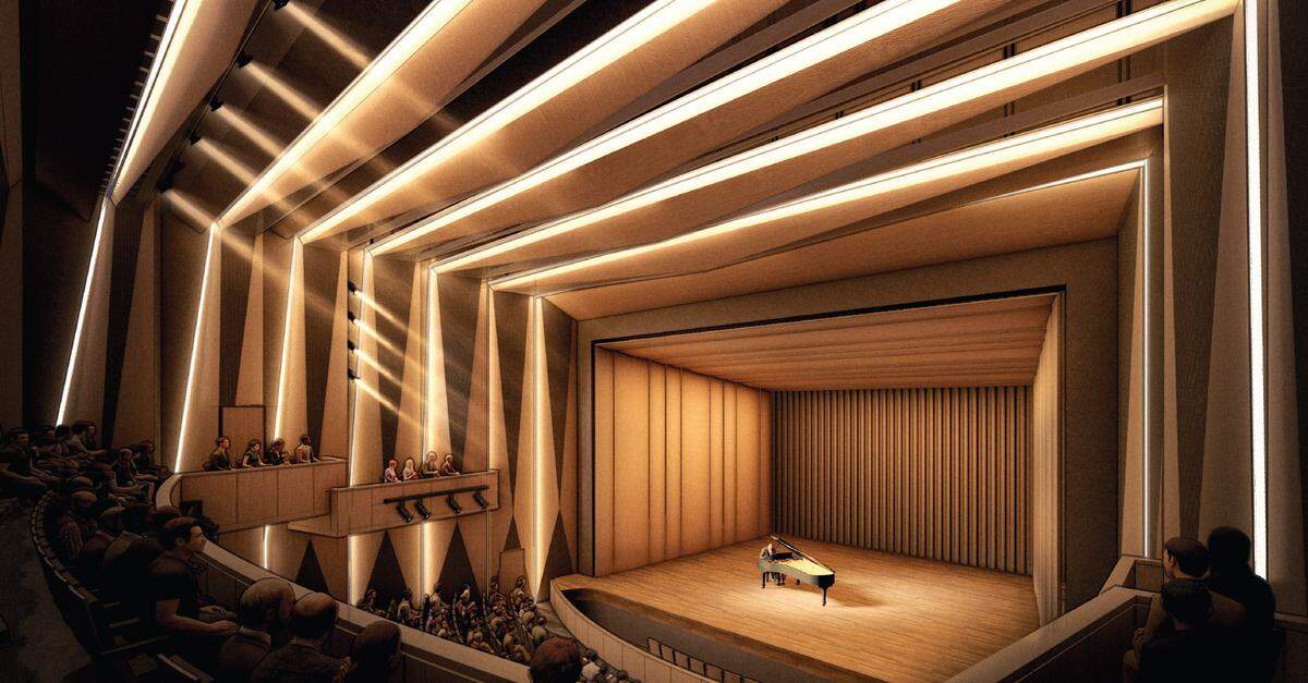 A rendering of the 782-seat multipurpose theater from the conceptual design of the Nittany Performing Arts Centre, which organizers would like to see in downtown State College.