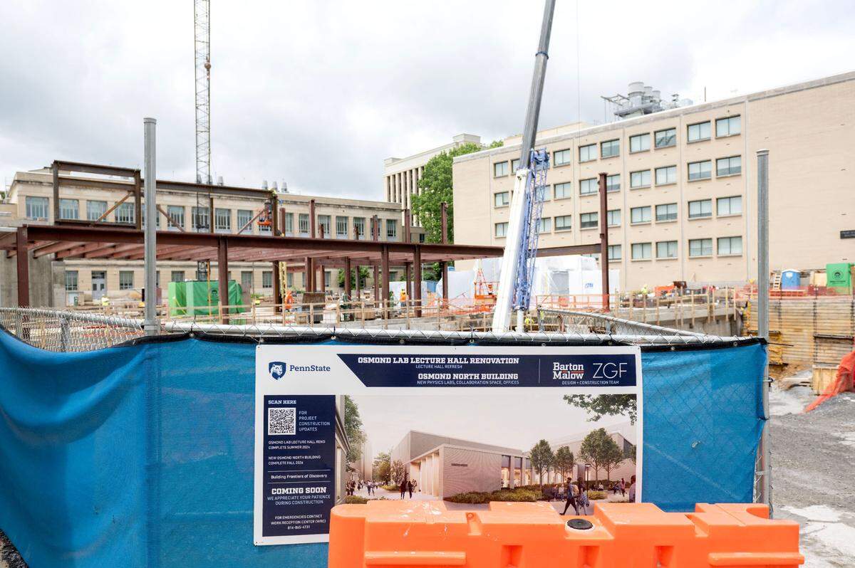 Construction of the Osmond North Building is underway on Thursday, May 29, 2025. The $115 million project is anticipated to be completed in January 2027.