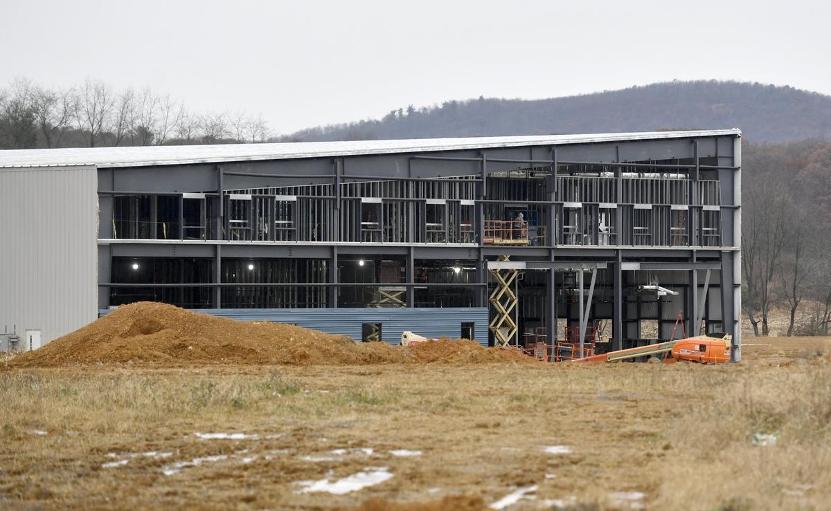 Construction of the Nittany Valley Sports Centre on Bernel Road is underway on Thursday, Nov. 15, 2018.