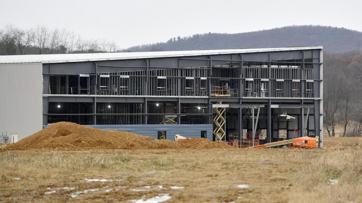 Construction of the Nittany Valley Sports Centre on Bernel Road is underway on Thursday, Nov. 15, 2018.