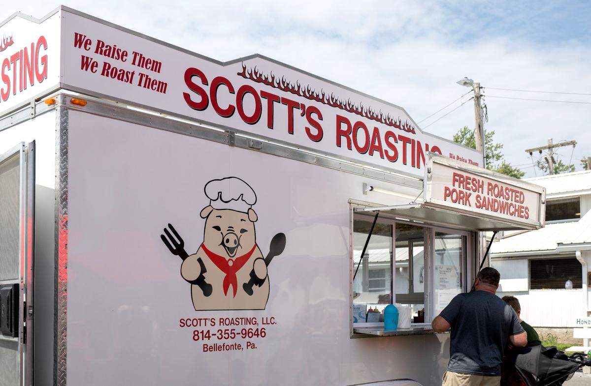 Scott’s Roasting at the Centre County Grange Fair on Friday, Aug. 16, 2024.