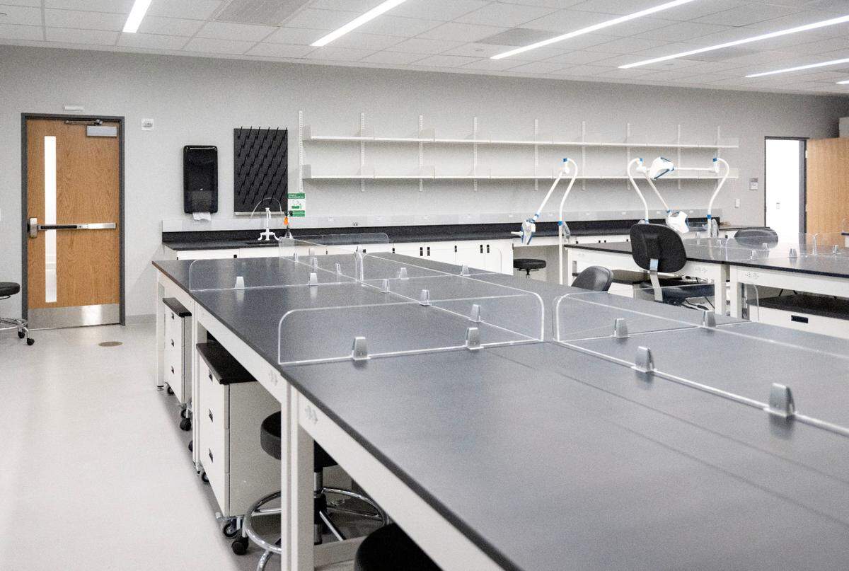Lab spaces in the Susan Welch Liberal Arts Building on the Penn State campus on Wednesday, Feb. 19, 2025.