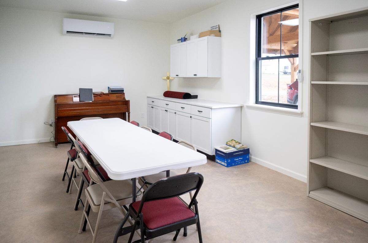 One of the Sunday school rooms in the new Greater Buffalo Run Valley United Methodist Church.