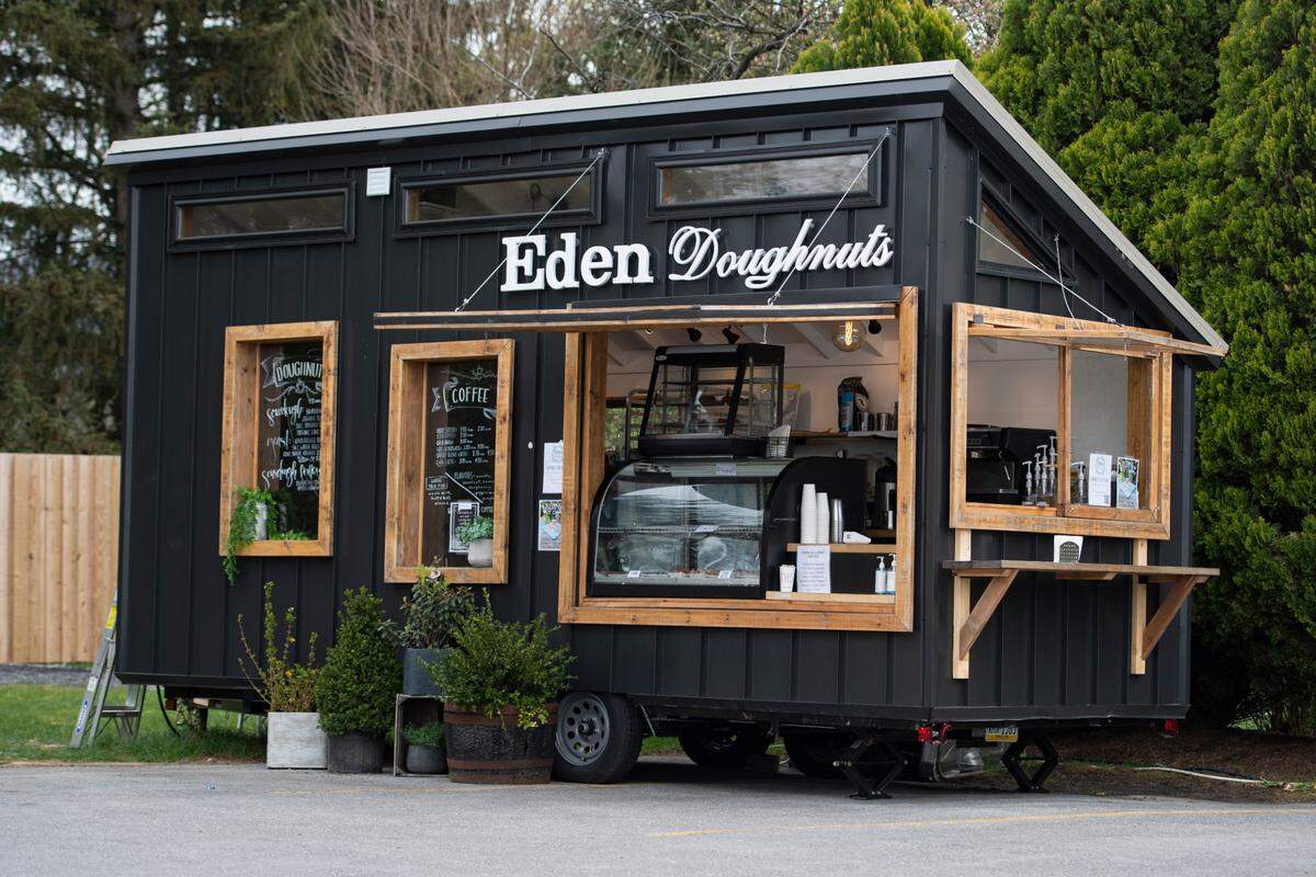 The Eden Doughnuts trailer is open on weekends at Meyer Dairy in State College.