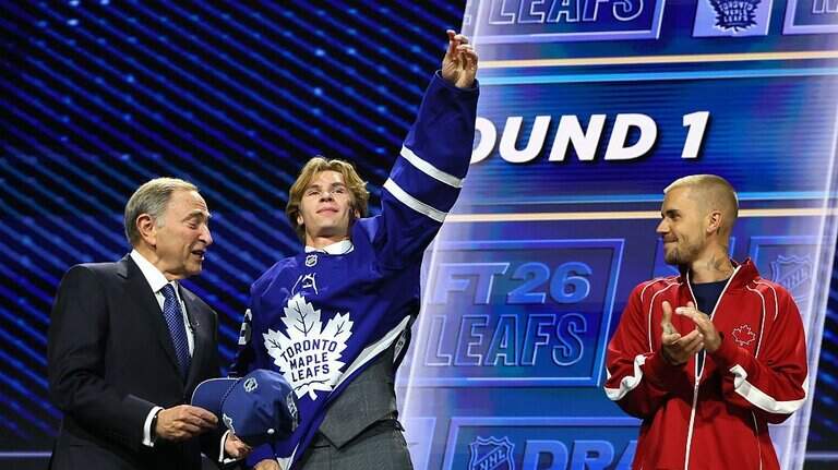 Toronto Maple Leafs select PSU’s Gavin McKenna No. 1 overall in 2026 NHL Draft