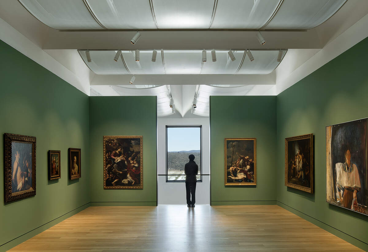 The Gallery of European Art at the Palmer Museum of Art. The museum is set to open June 1 at its new location in The Arboretum.