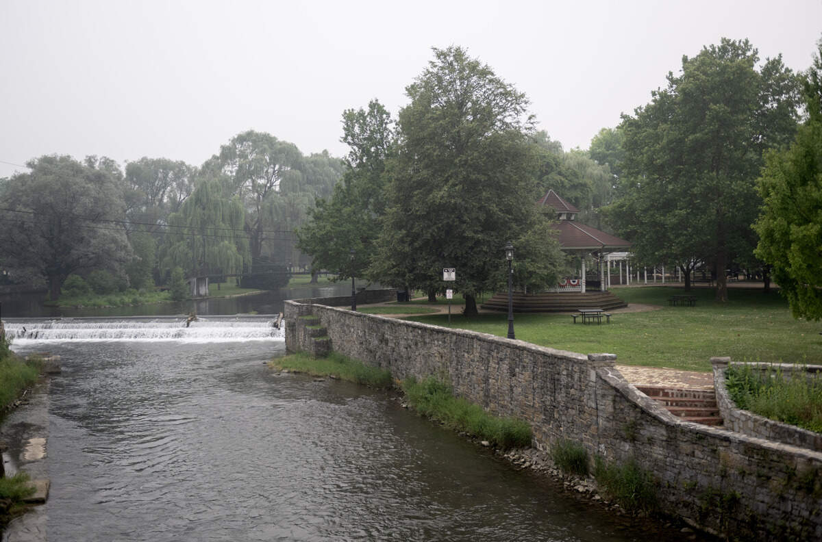 Wildfire smoke from Canada and Minnesota caused unhealthy air levels in Centre County including at Talleyrand Park on Thursday, July 16, 2026.