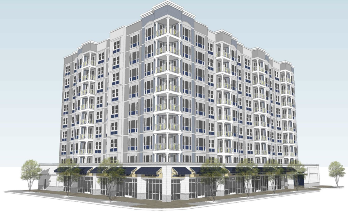 The Nittany Residence Club is a proposed condominium hotel at the intersection of South Atherton Street and West Beaver Avenue in downtown State College.