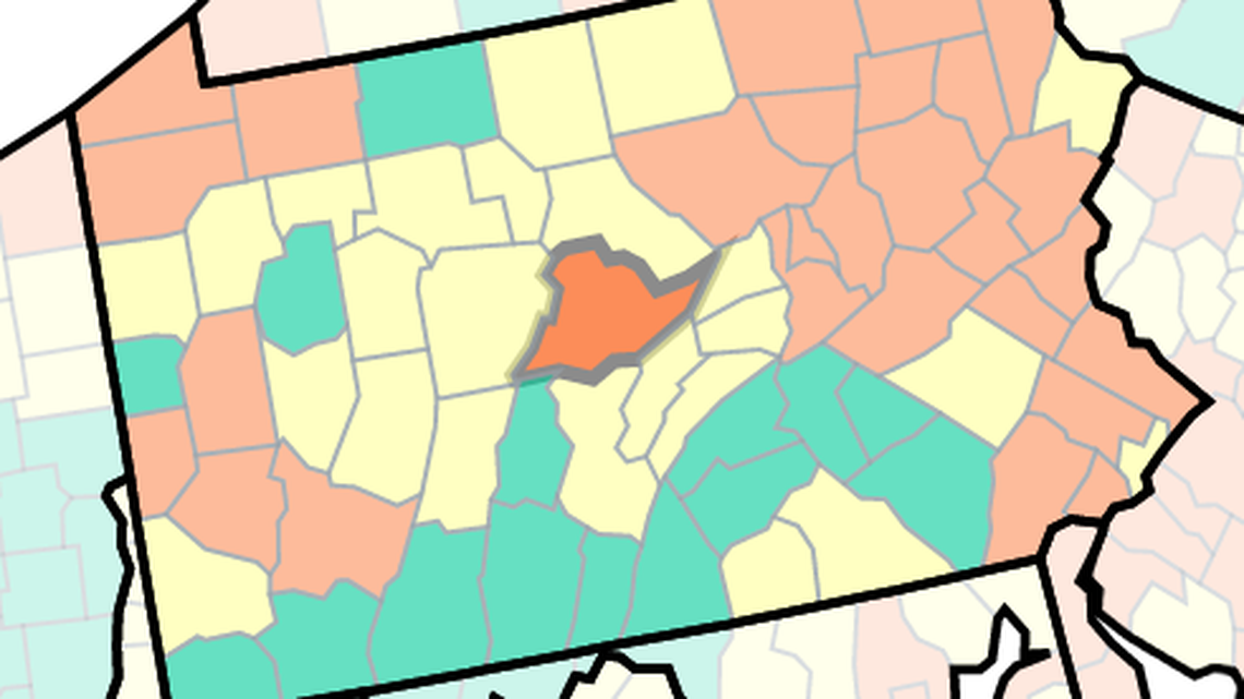 Centre County has moved back into the CDC’s high COVID-19 community level