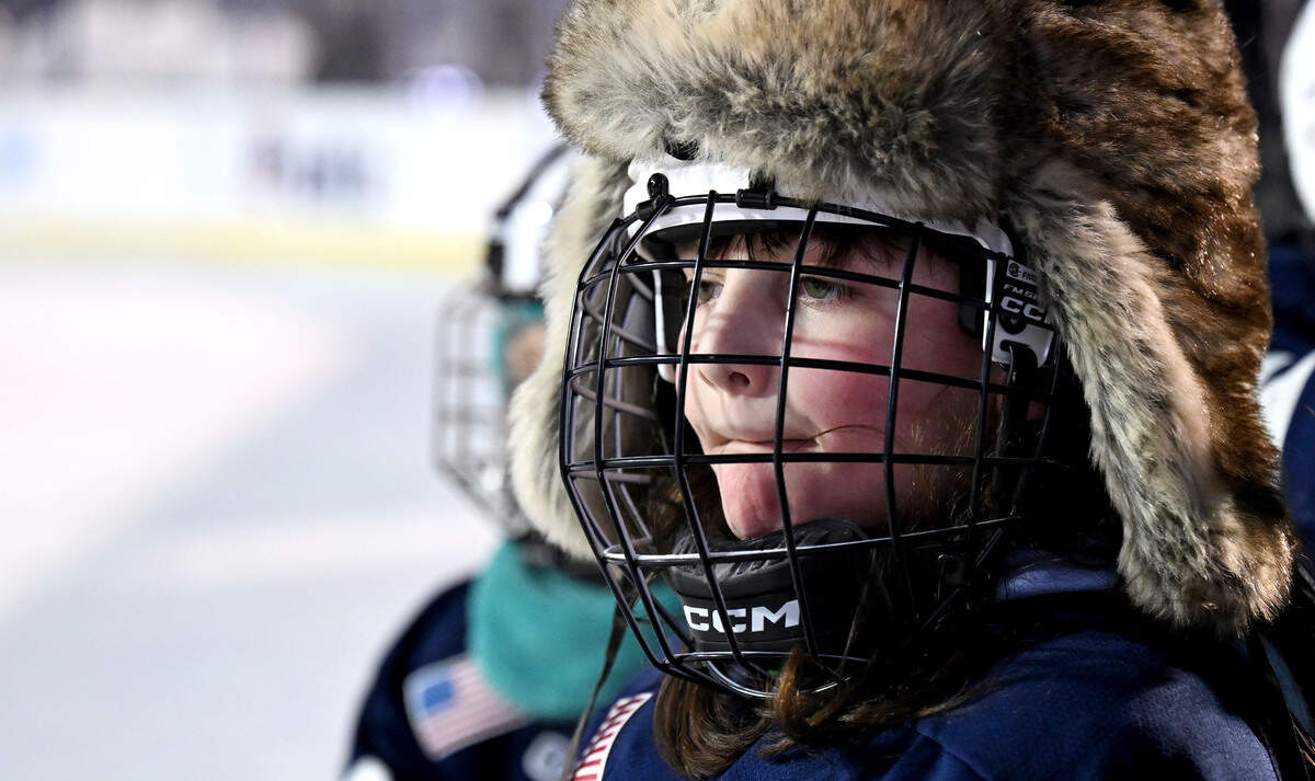 Sawyer Zickefoose watches his teammates on the Icers 10U team play on the ice at Beaver Stadium on Wednesday, Jan. 28, 2026.