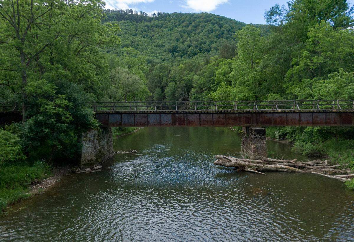 The Coburn pedestrian bridge that goes over Penns Creek is in need of repairs to remain open.