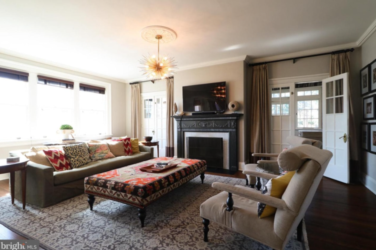 A living area of the State College home at 234 W. Fairmount Ave., which recently hit the market for $2.85 million.