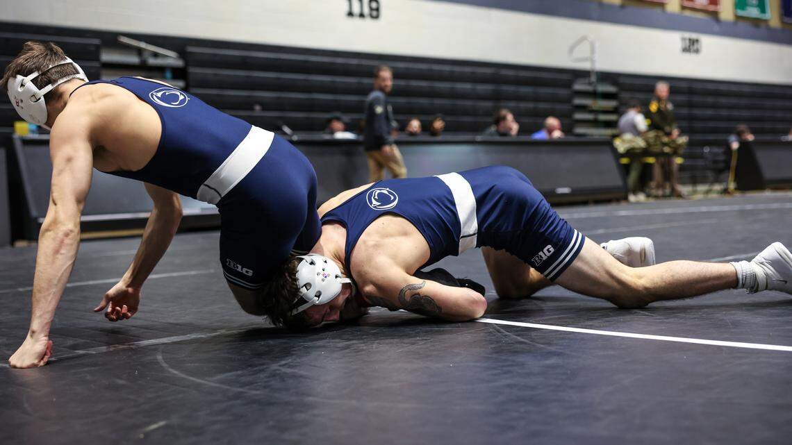 Penn State wrestling’s victory over Wyoming includes Nate Desmond’s debut